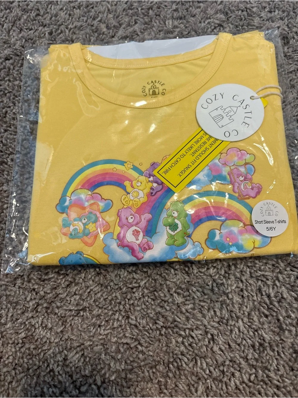 Care Bears Bamboo Tee // 5-6t // NWT